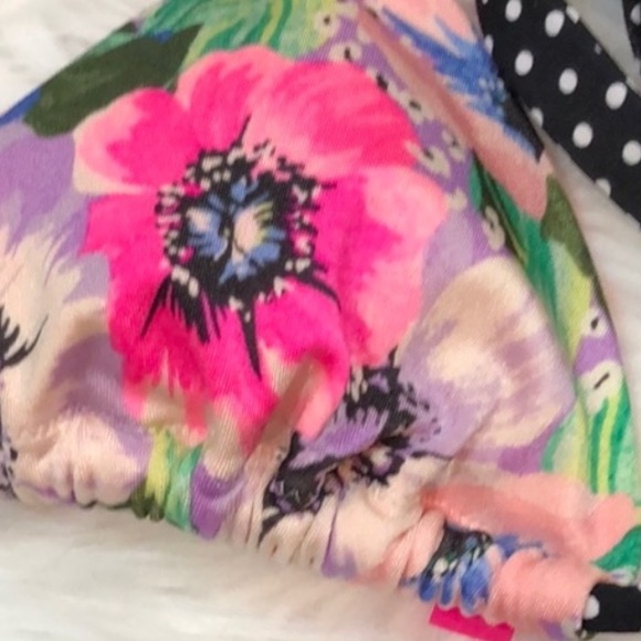 Victoria’s Secret Floral Polka Dot Bikini Top M - Picture 6 of 8